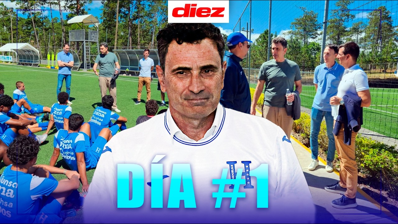 Así fue el primer día de trabajo de Francisco Molina como DT de Honduras