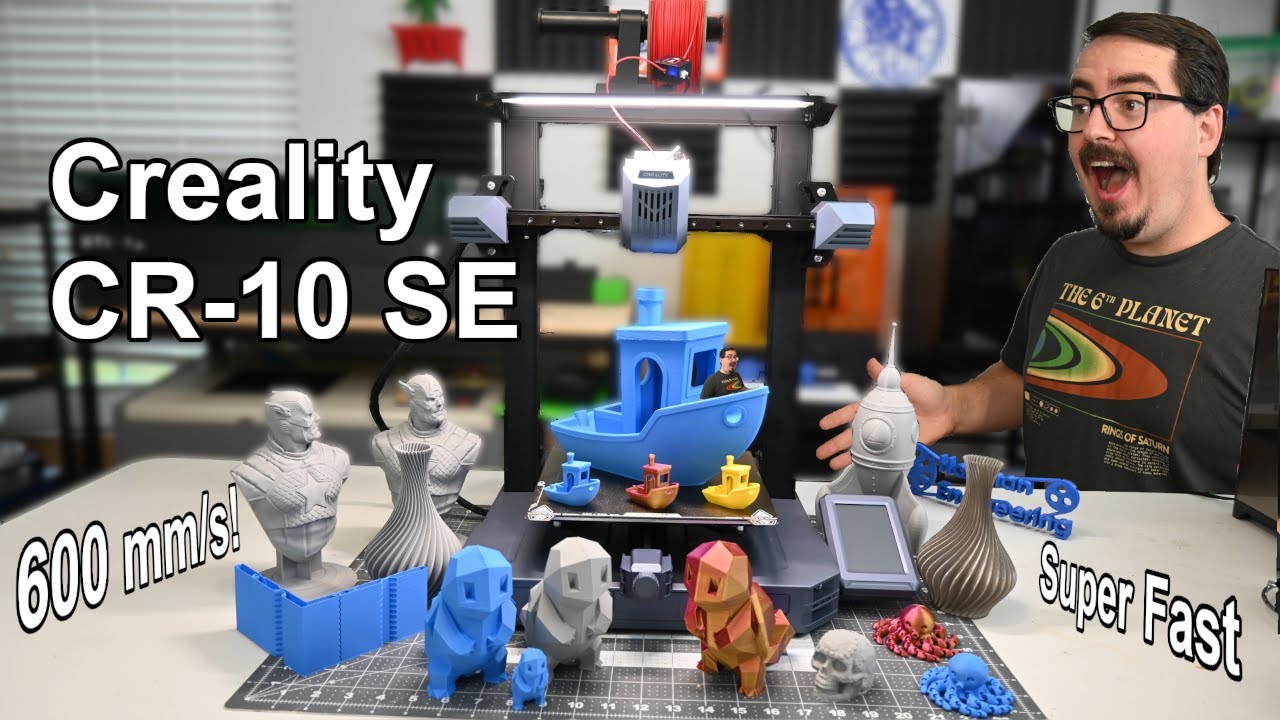 The Fastest Printer I've Seen - Creality CR-10 SE Review