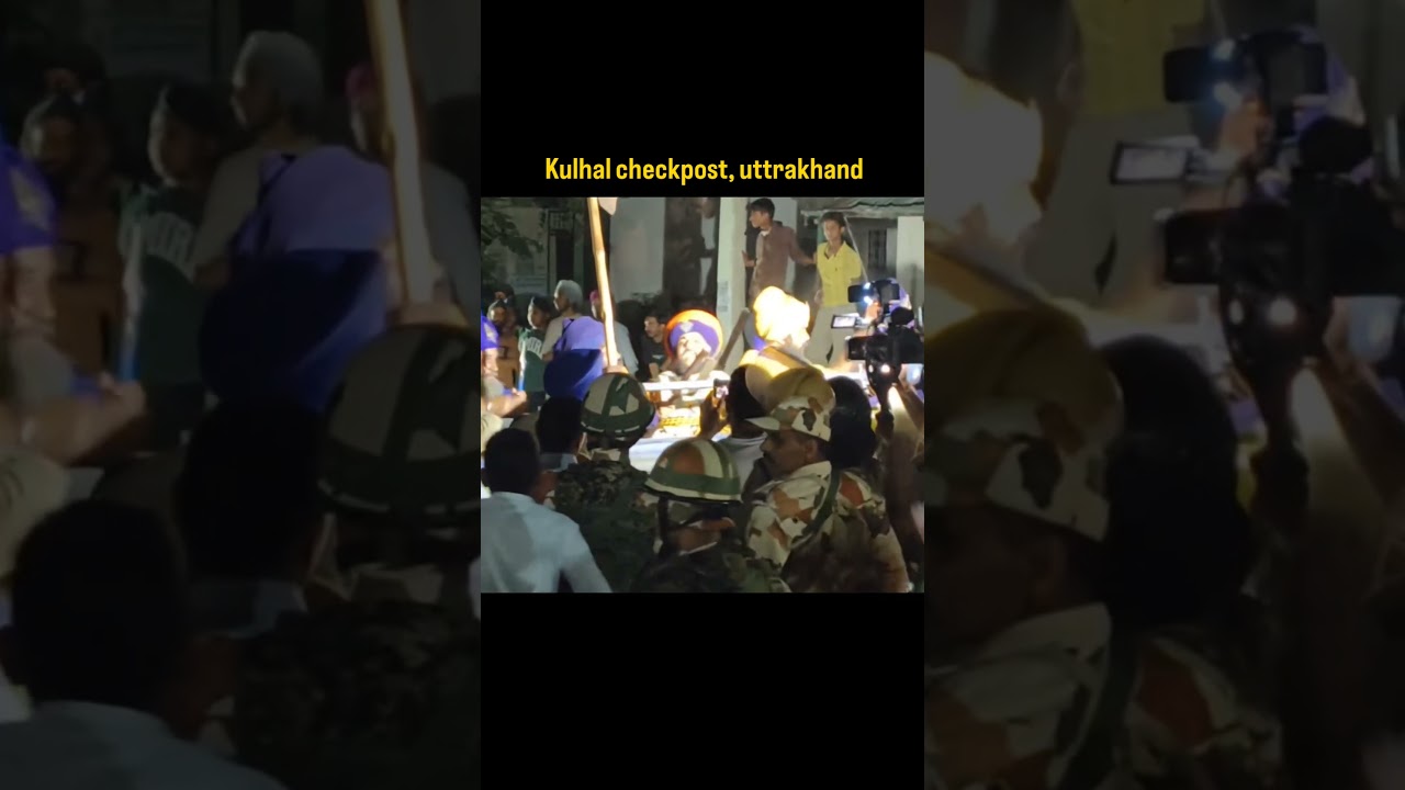 Kulhal checkpost, uttrakhand border #uttarakhand #punjab #sikh #news