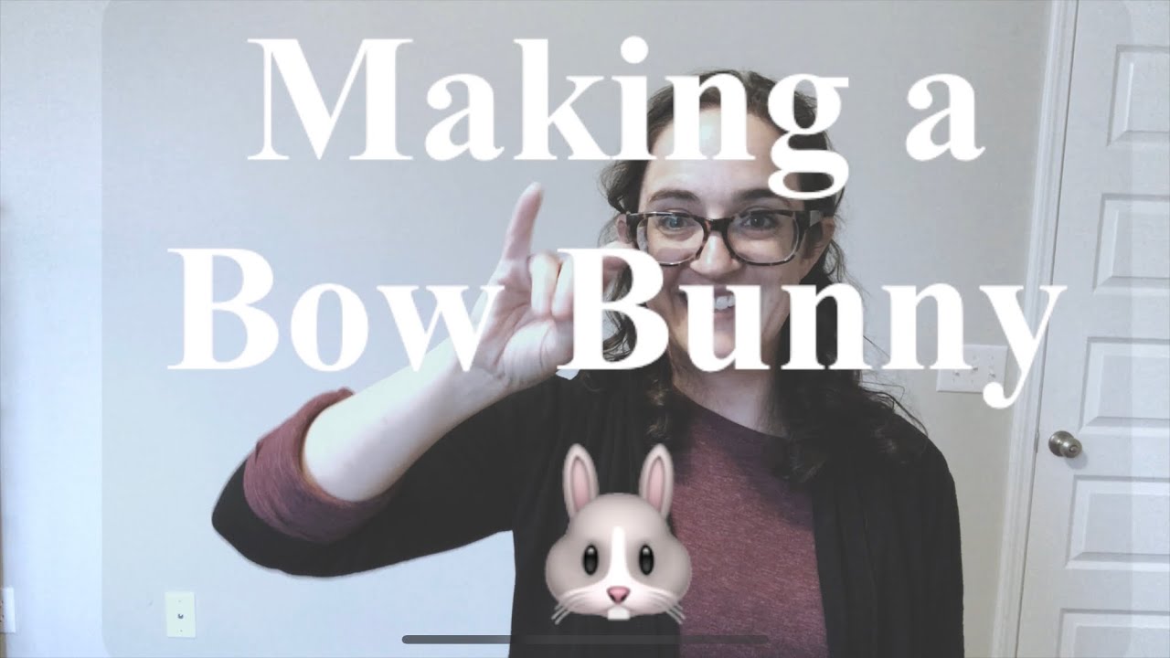 Step 1 on how to hold the violin bow - making “bow bunnies”