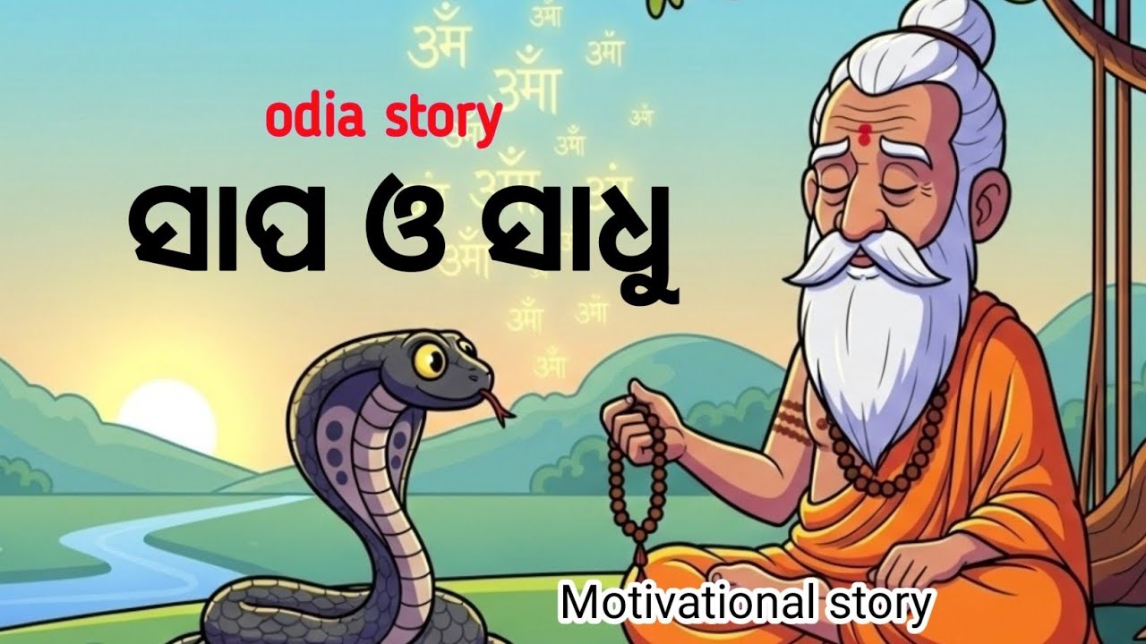 Odia Gapa "ସାପ ଓ ସାଧୁ" // Odia Story// Motivational Story// ଓଡ଼ିଆ ଗପ //