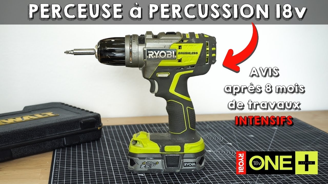Perceuse à Percussion Ryobi R18PDBL 18v Brushless : Test & Avis