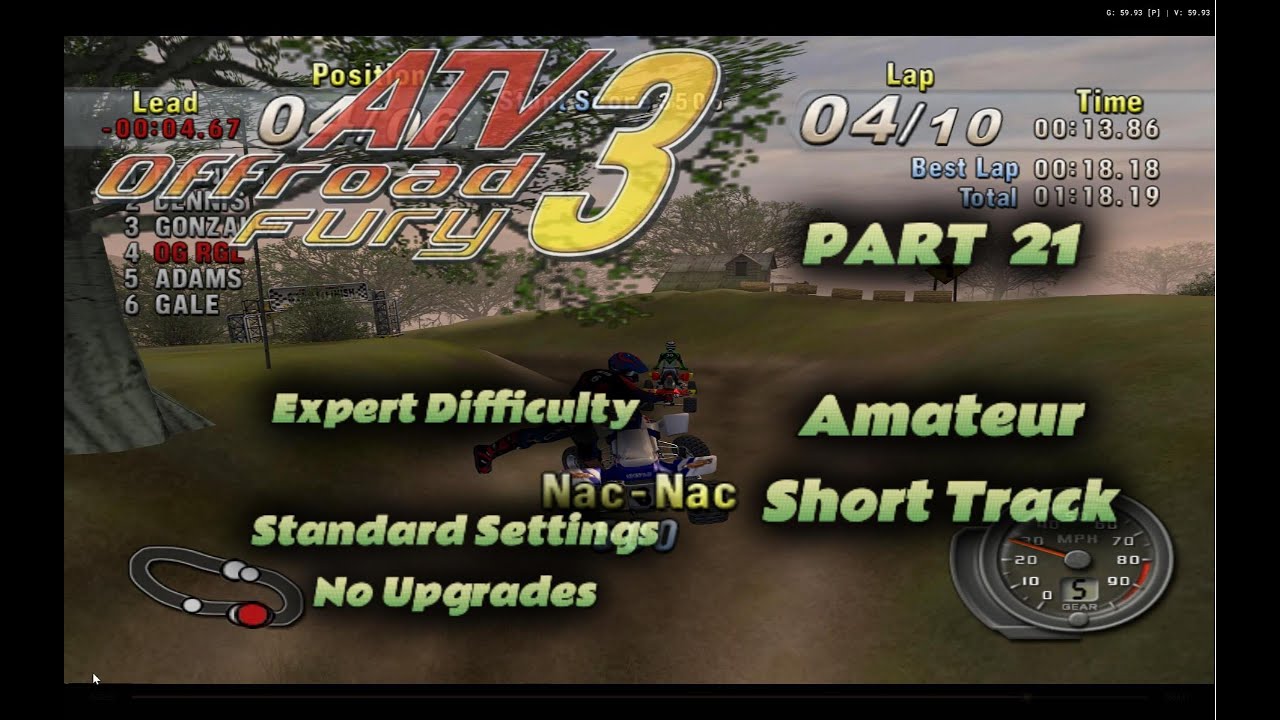 ATV Offroad Fury 3 / Let's Play! Walkthrough / Chmpshp / Part 21, Amat. Short Track / Expert, No Upg