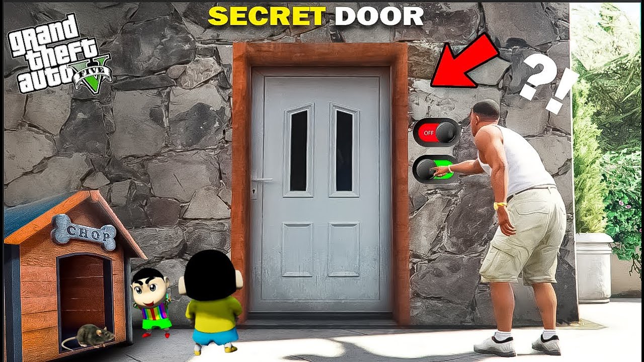 GTA 5 : I Opened The Secret Door Of Franklin's House..khazana