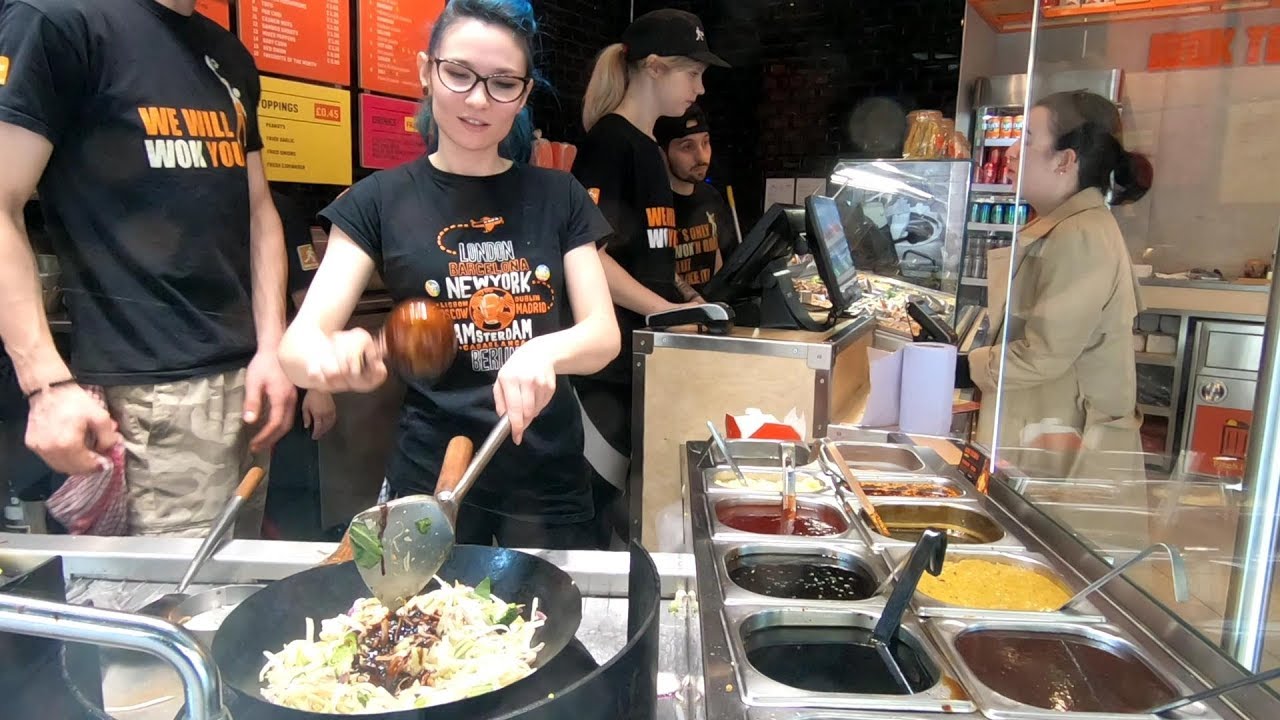 Cooking With the Asian Wok. Street Food of London