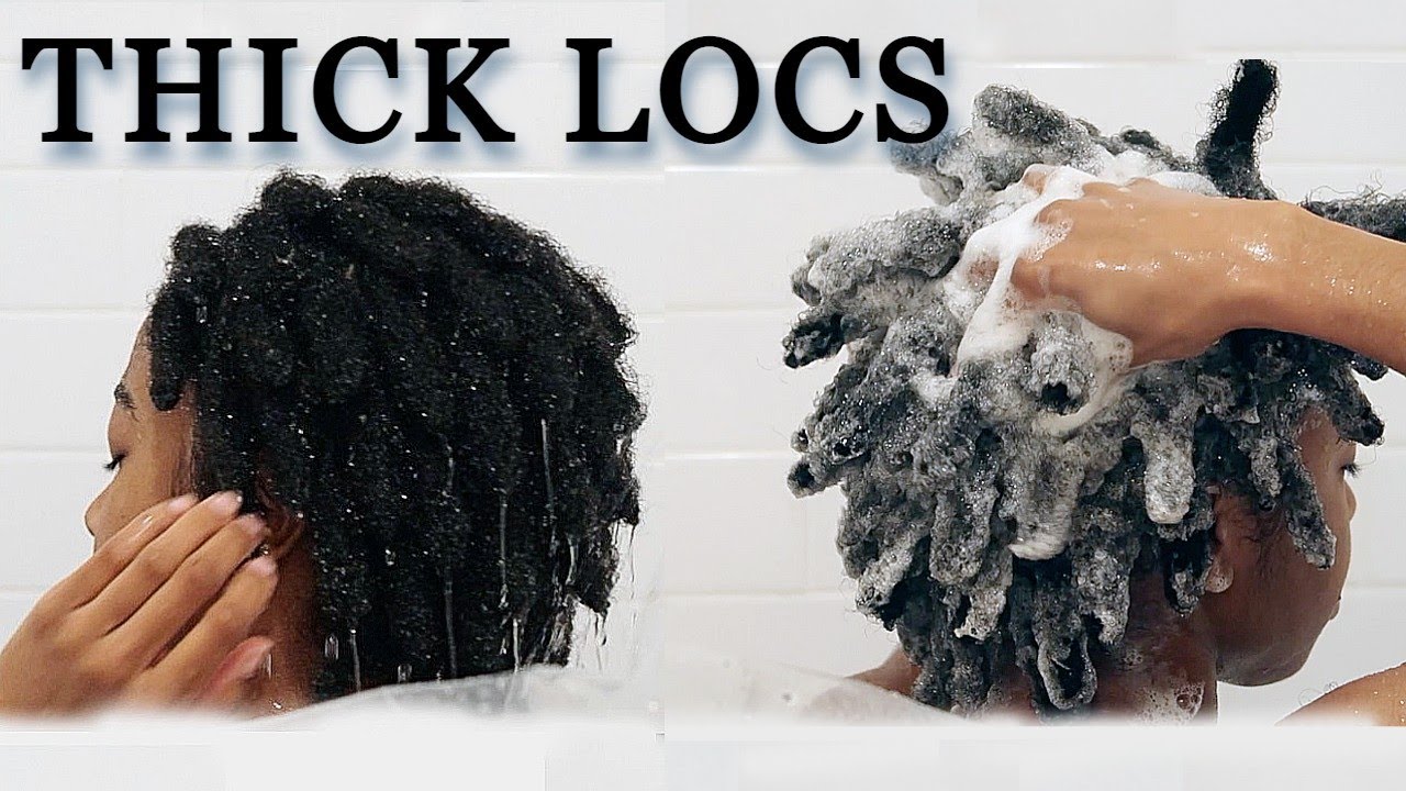 Simple Wash Day Routine on Thick Locs
