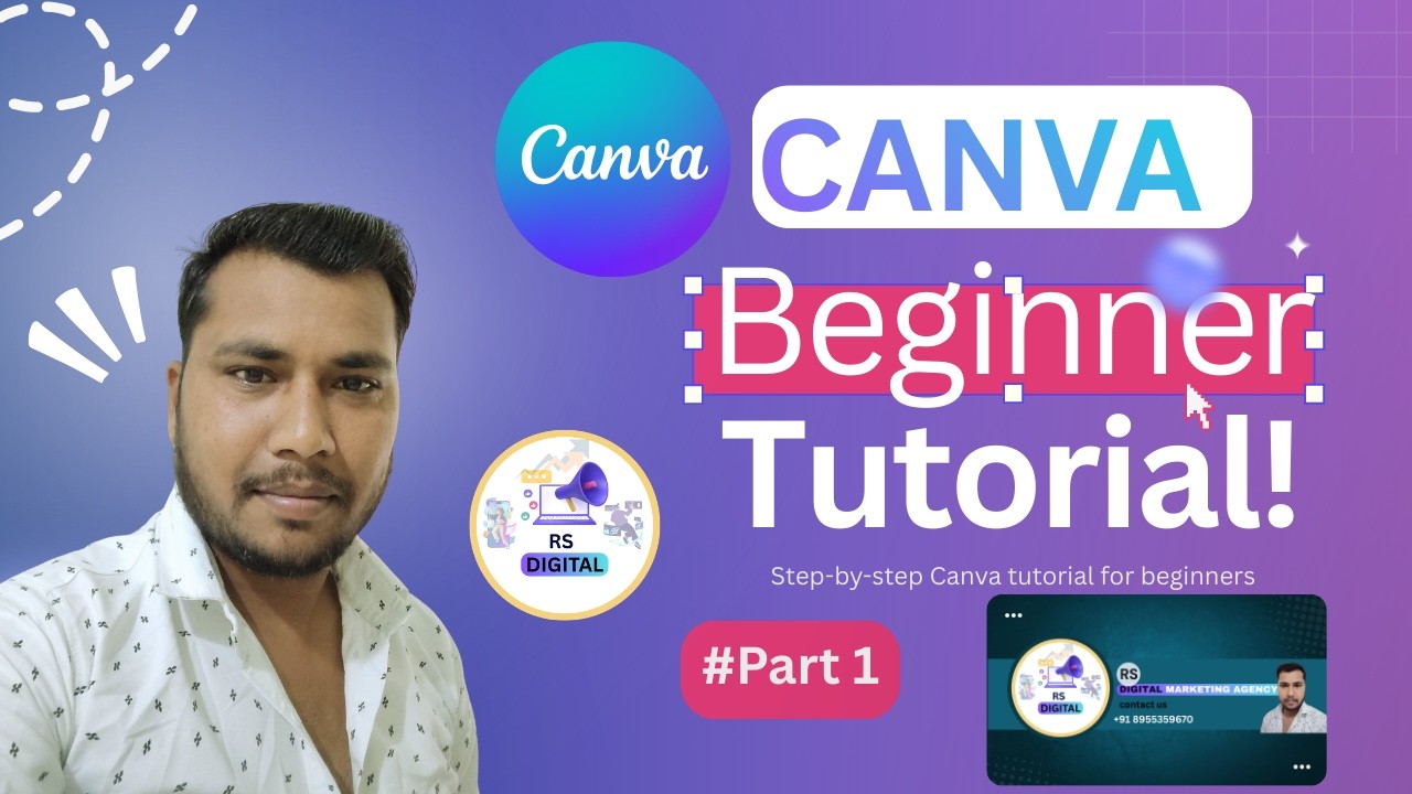 canva introduction part 01| canva kaise use kare 2026| rs digital marketing |