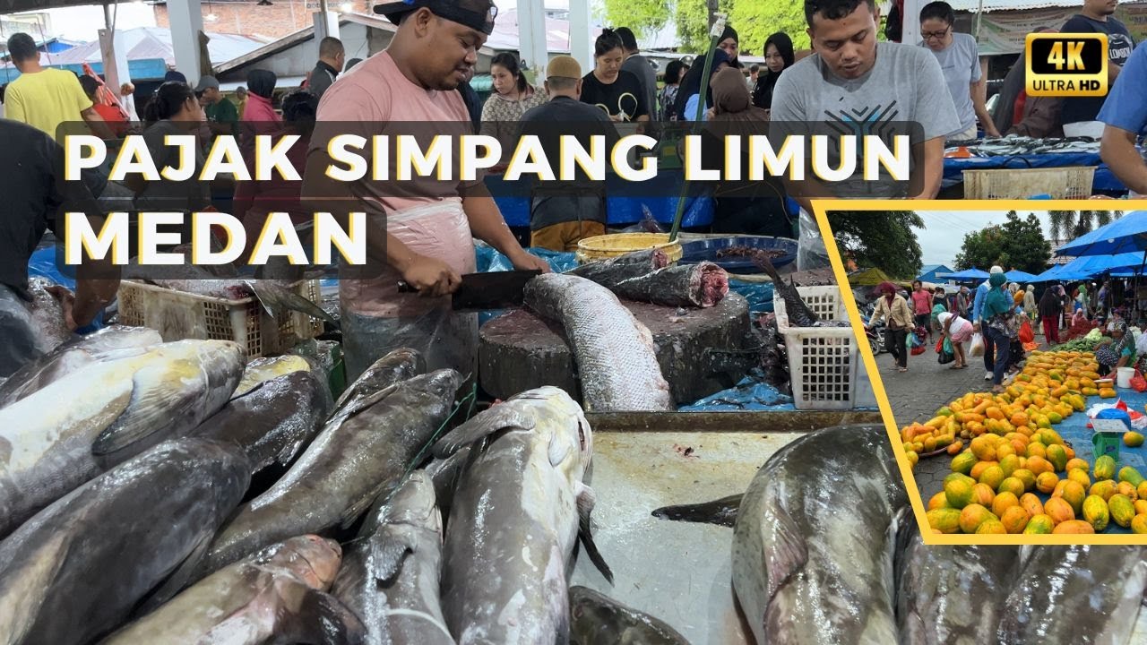 Pajak Simpang Limun Medan - Suasana Pasar Simpang Limun Pagi hari