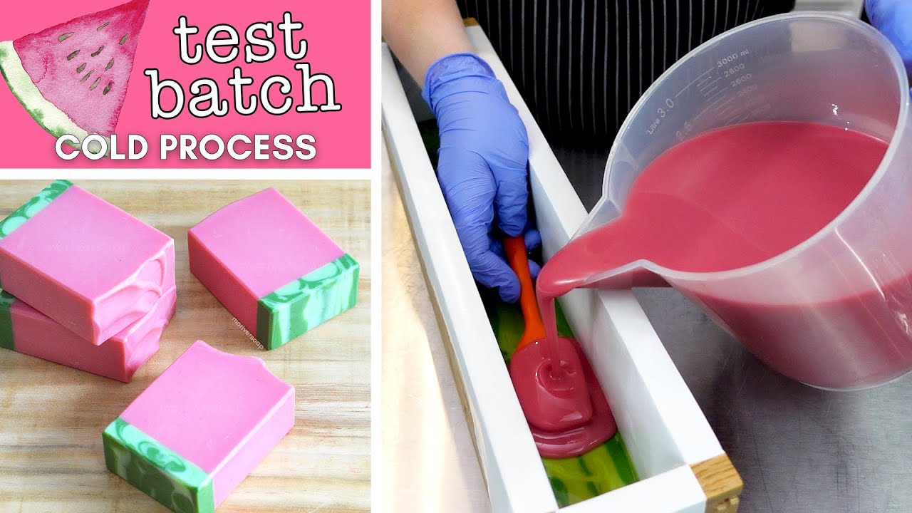 Sour Watermelon Candy Soap Test | MO River Soap
