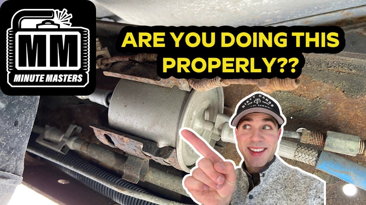 How to Replace/Change an Inline Fuel Filter with Special Tool | 1995 Ford F150