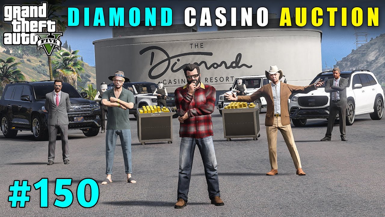 Can Michael Win Diamond Casino Auction | Gta V Gameplay