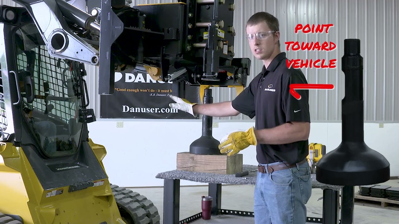 How to change the driving tool in your Danuser Hornet.
