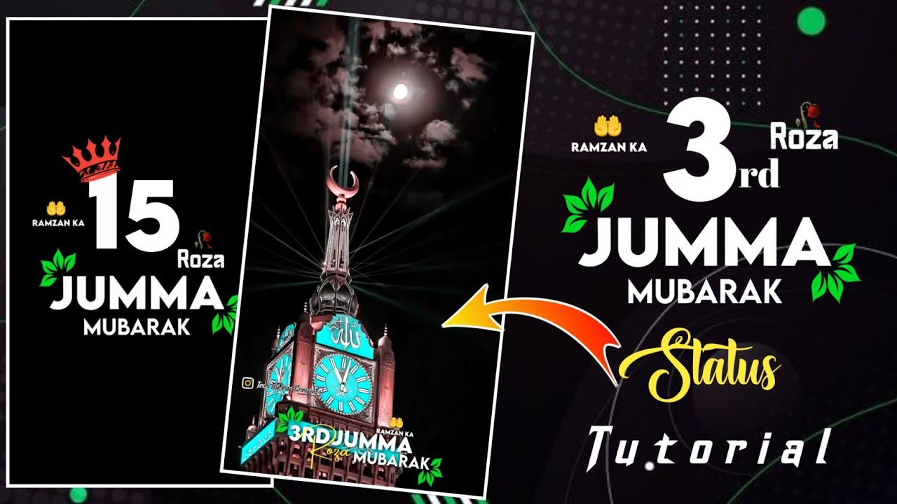 🔥Ramzan Ka 3rd Jumma Mubarak Status Editing Tutorial Alight Motion Ramzan 3rd Jumma WhatsApp Status