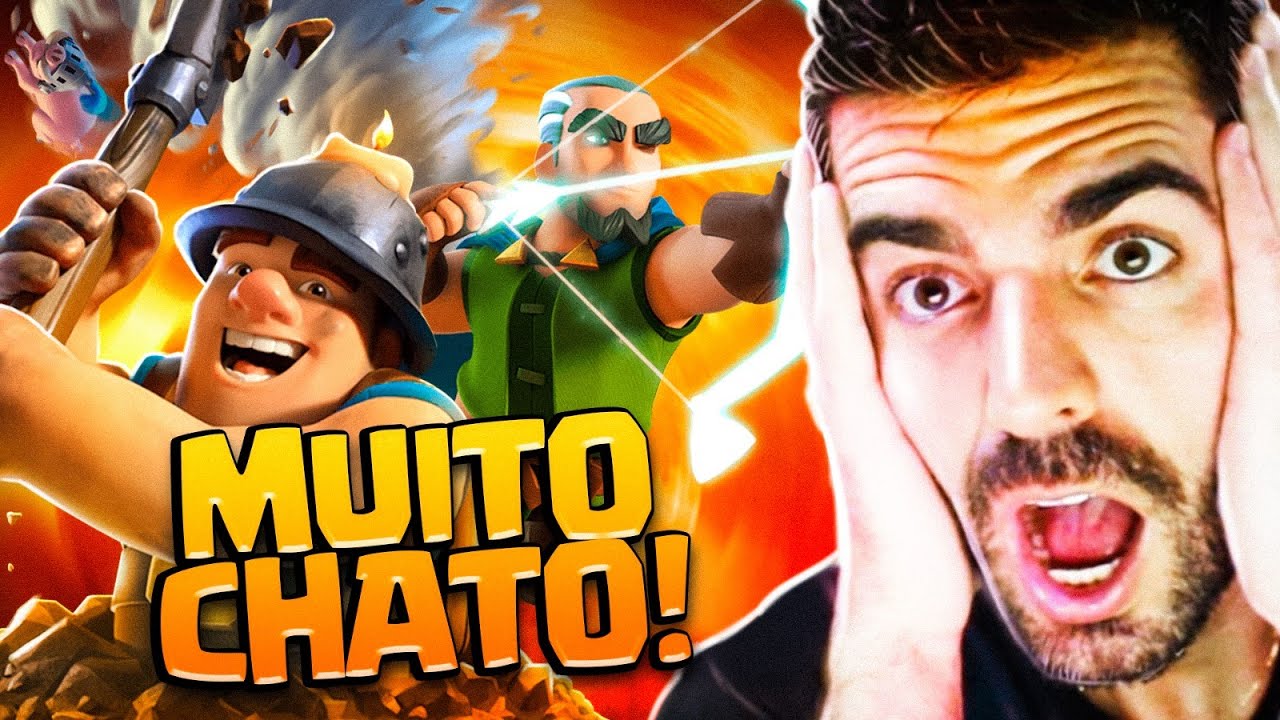 O DECK MAIS USADO DE MINEIRO DOS TOP PLAYERS DE CLASH ROYALE!
