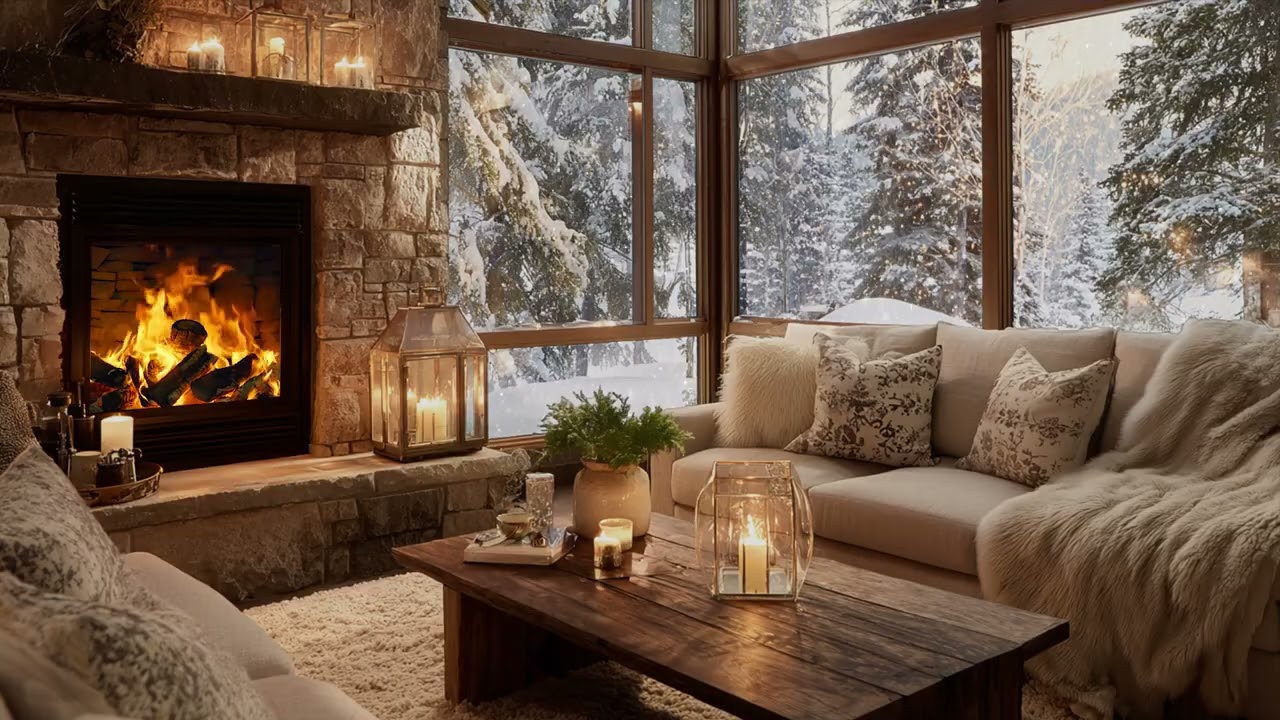 Gentle winter tones surround the night 🌙 guiding focus into quiet stillness within