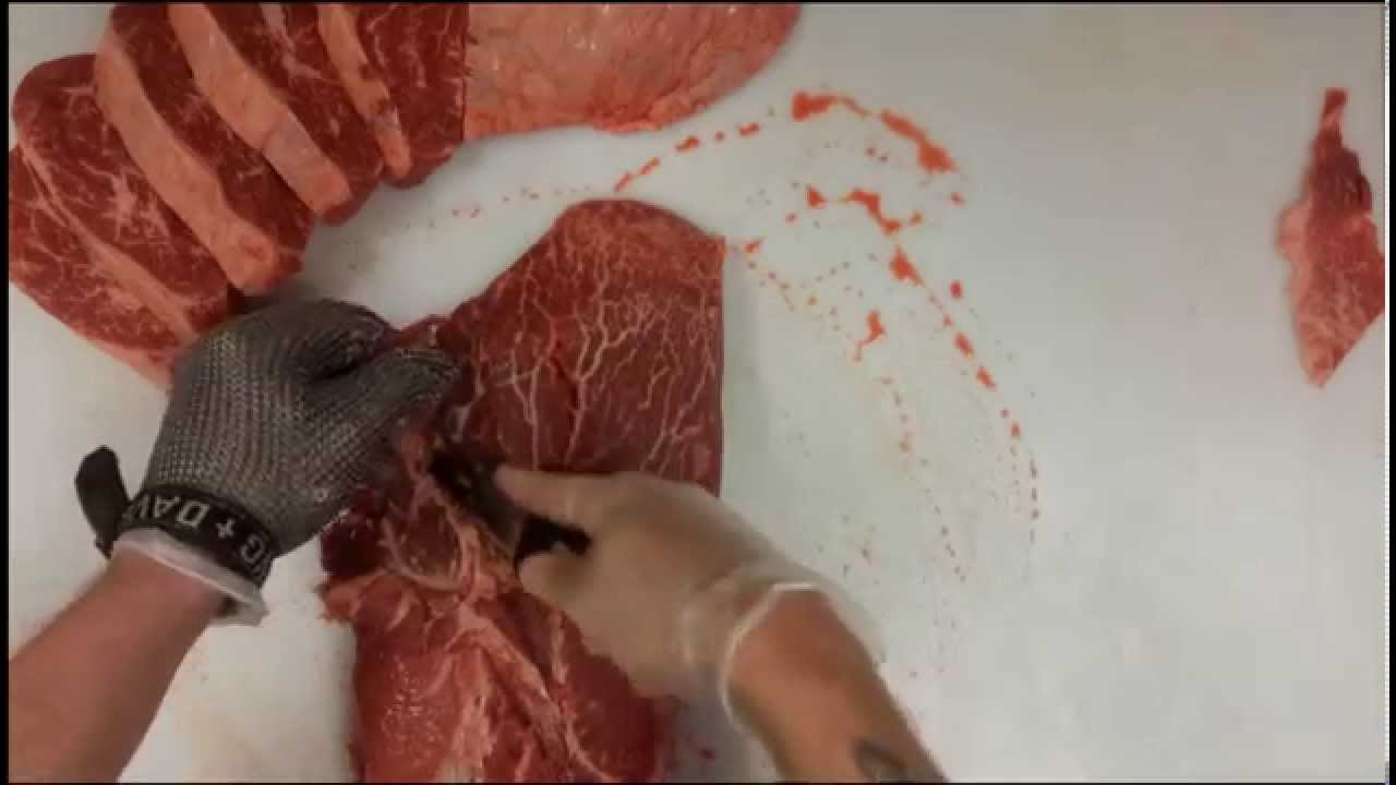 How to cut Flatiron Steaks.