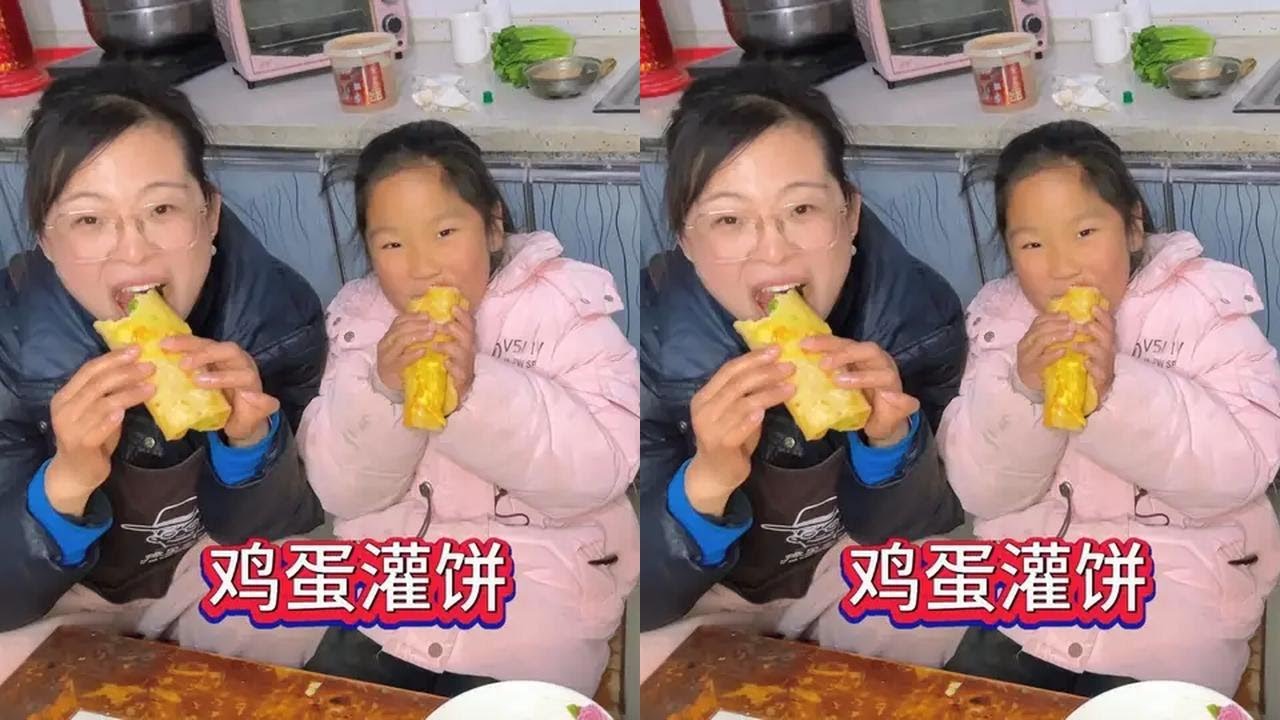 第一次做鸡蛋灌饼，给自己的表现打90分吧，请允许我小骄傲一下！#农村美食 #乡村味道 #我的乡村生活 #爱生活爱美食