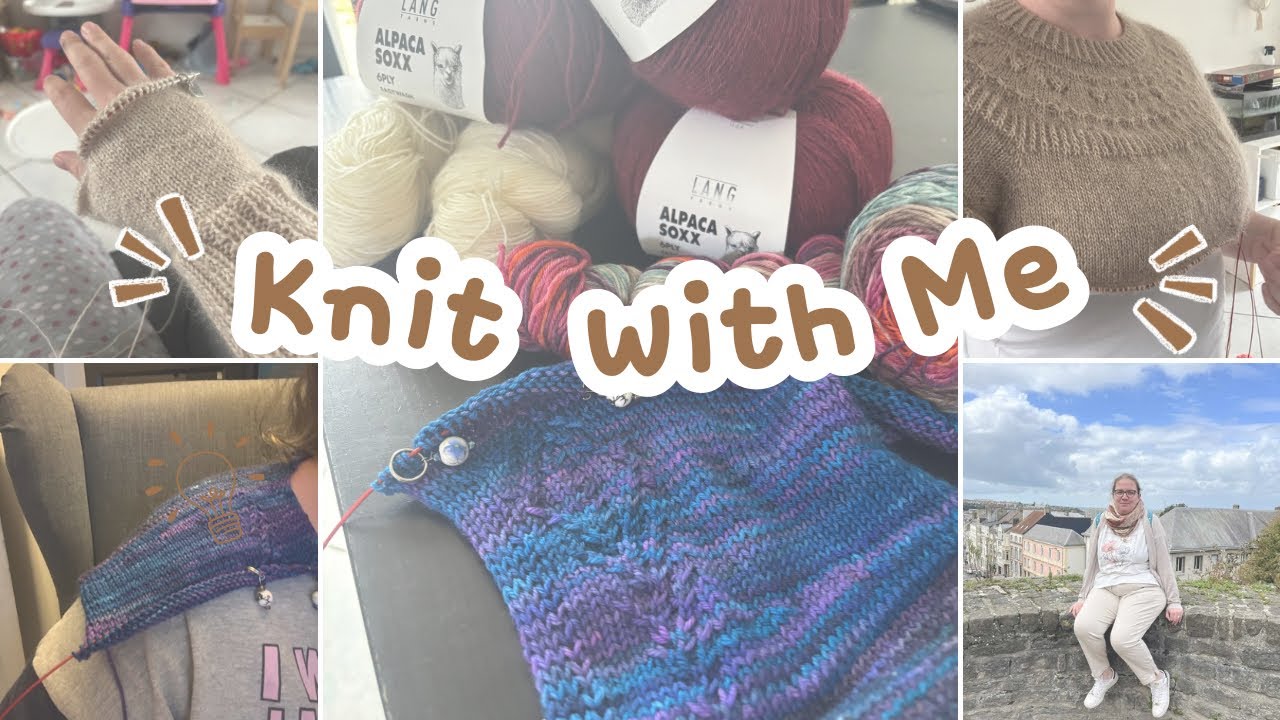 Vlog n° 13 - Virée laineuse et avancée ! #vlog #vlogtricot