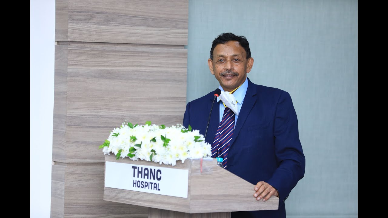 Dr  Subramania Iyer at THANC Hospital inauguration