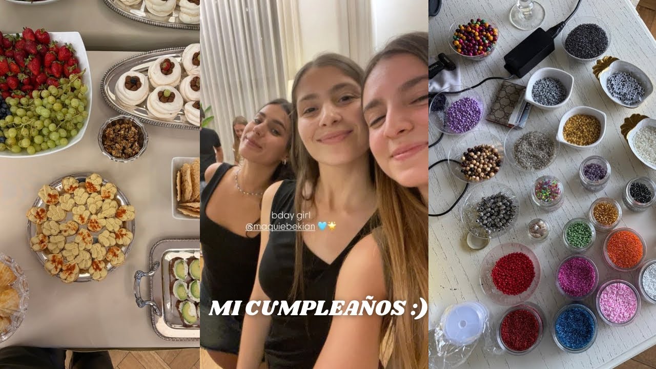Vlog: mi cumpleaños | preparando comida rica, amigas y DIY 