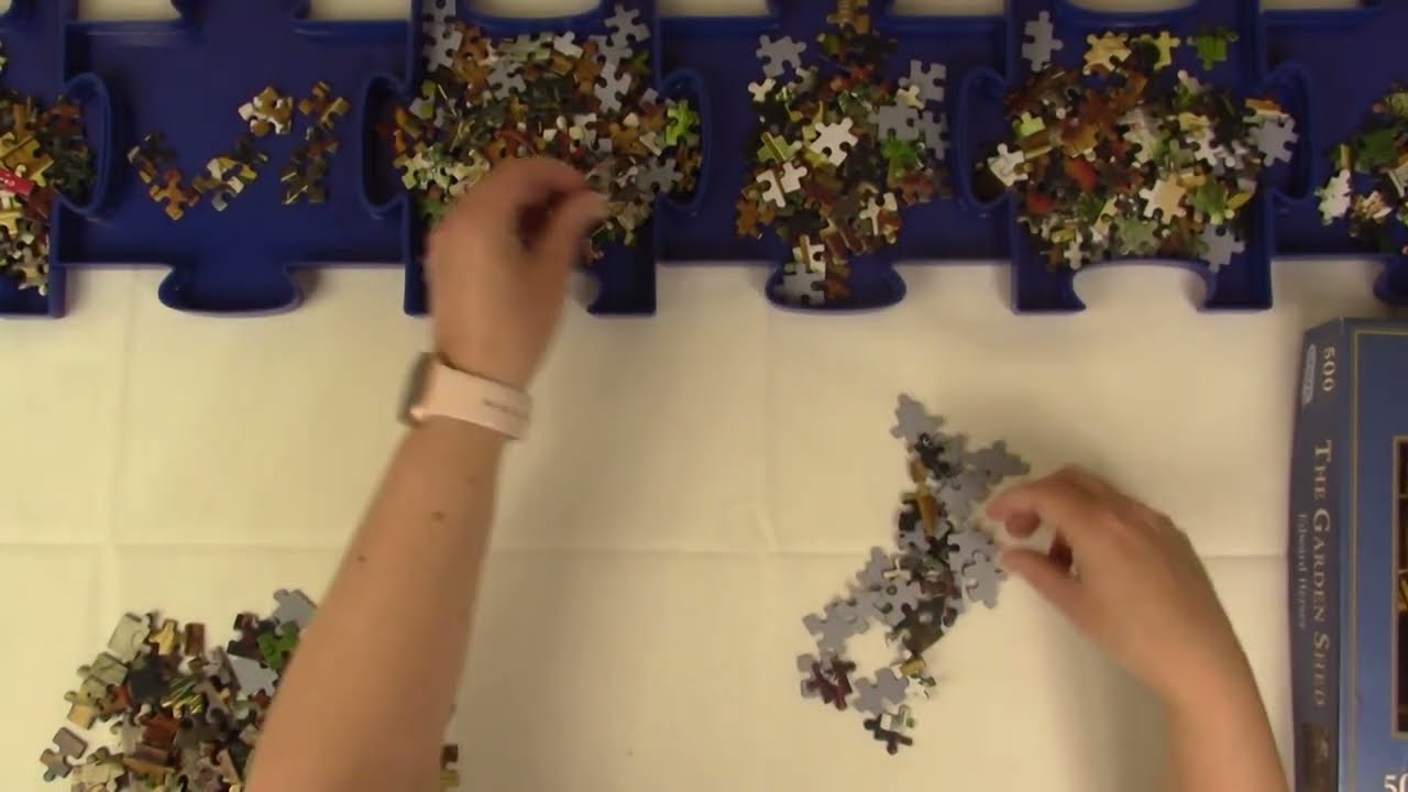 Puzzle along with me Garden Shed real time