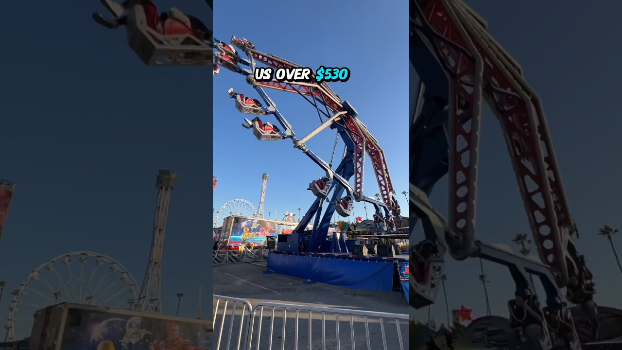 6 tickets per ride?! #lacountyfair #countyfairtips #shorts #la #rides #momlife #countyfairrides #fun