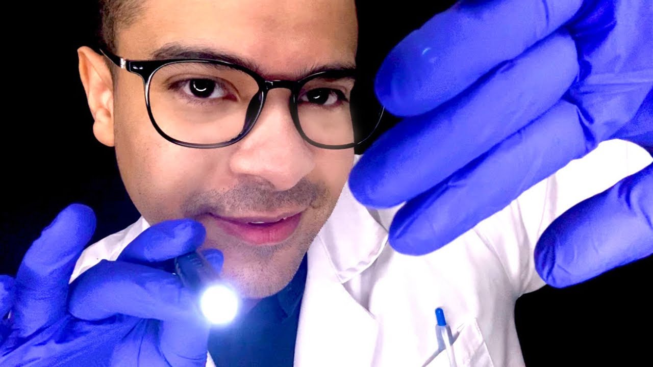 ASMR Español Hombre Examen De La Piel y Cara Detallado (Limpieza, Roleplay Medico)