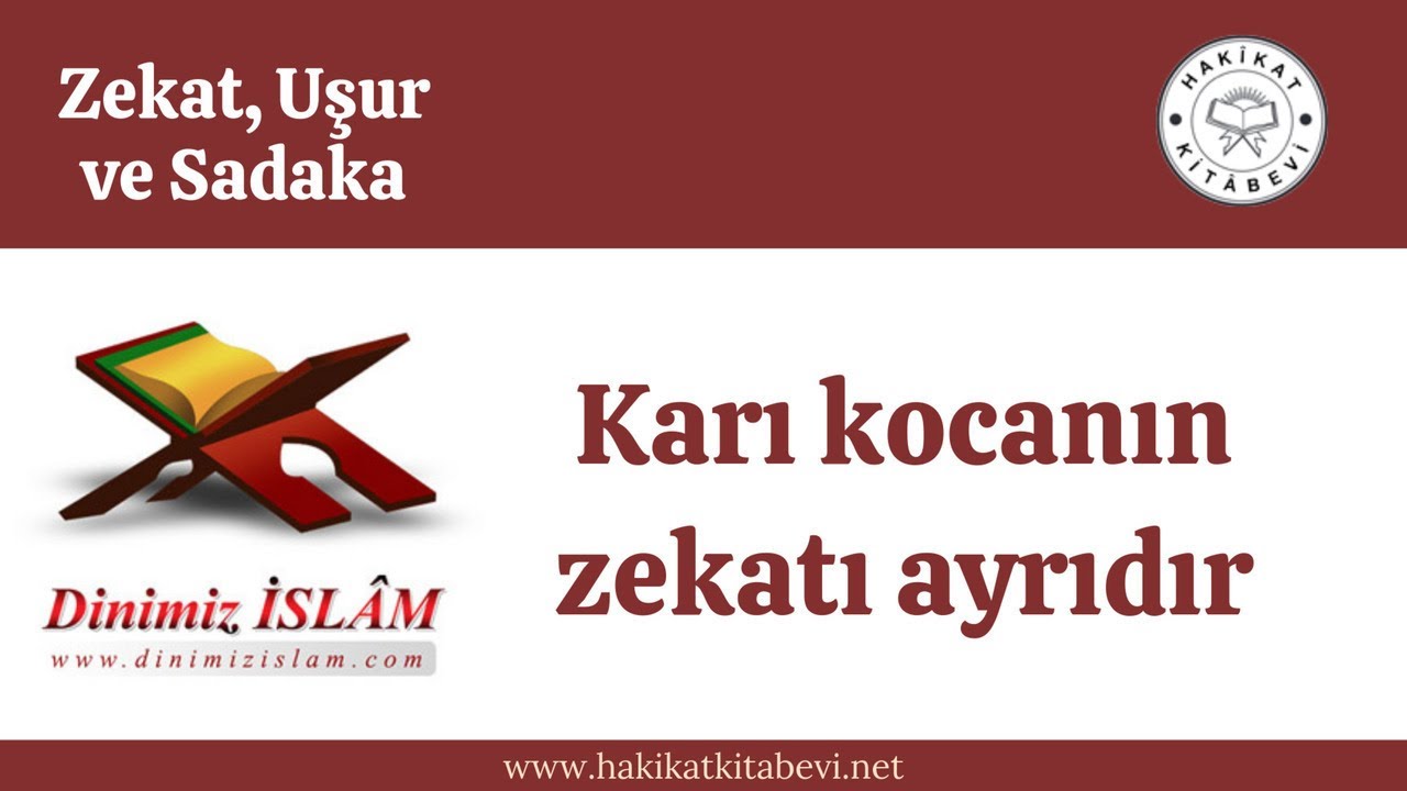 Karı kocanın zekatı ayrıdır