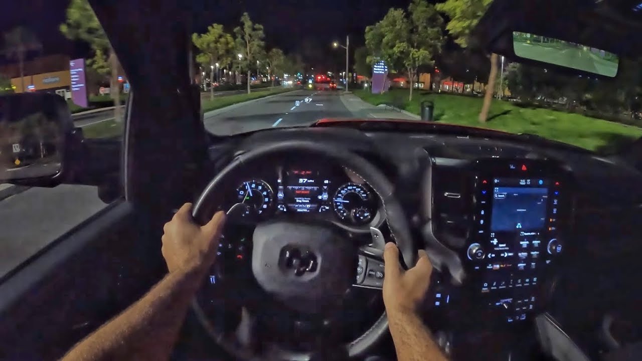 2022 RAM 1500 TRX POV Night Drive (3D Audio)(ASMR)