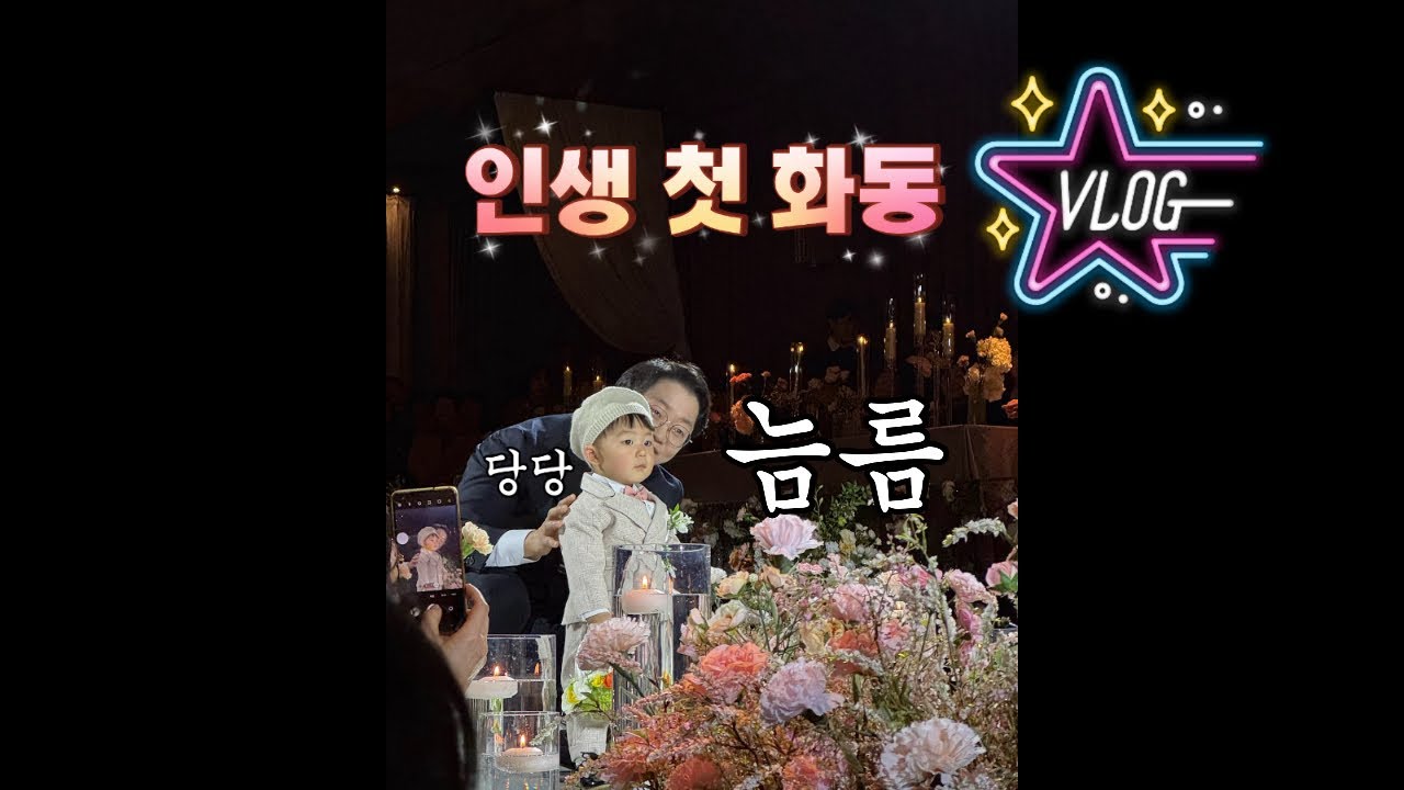 17개월 아기의 우당탕탕 화동기(부제 : 이모 결혼식에서 생긴일)