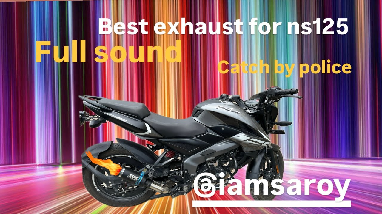 Best exhaust for ns125 / full sound /sc project install/ near me / #bikeride #bikeexhaust #scproject
