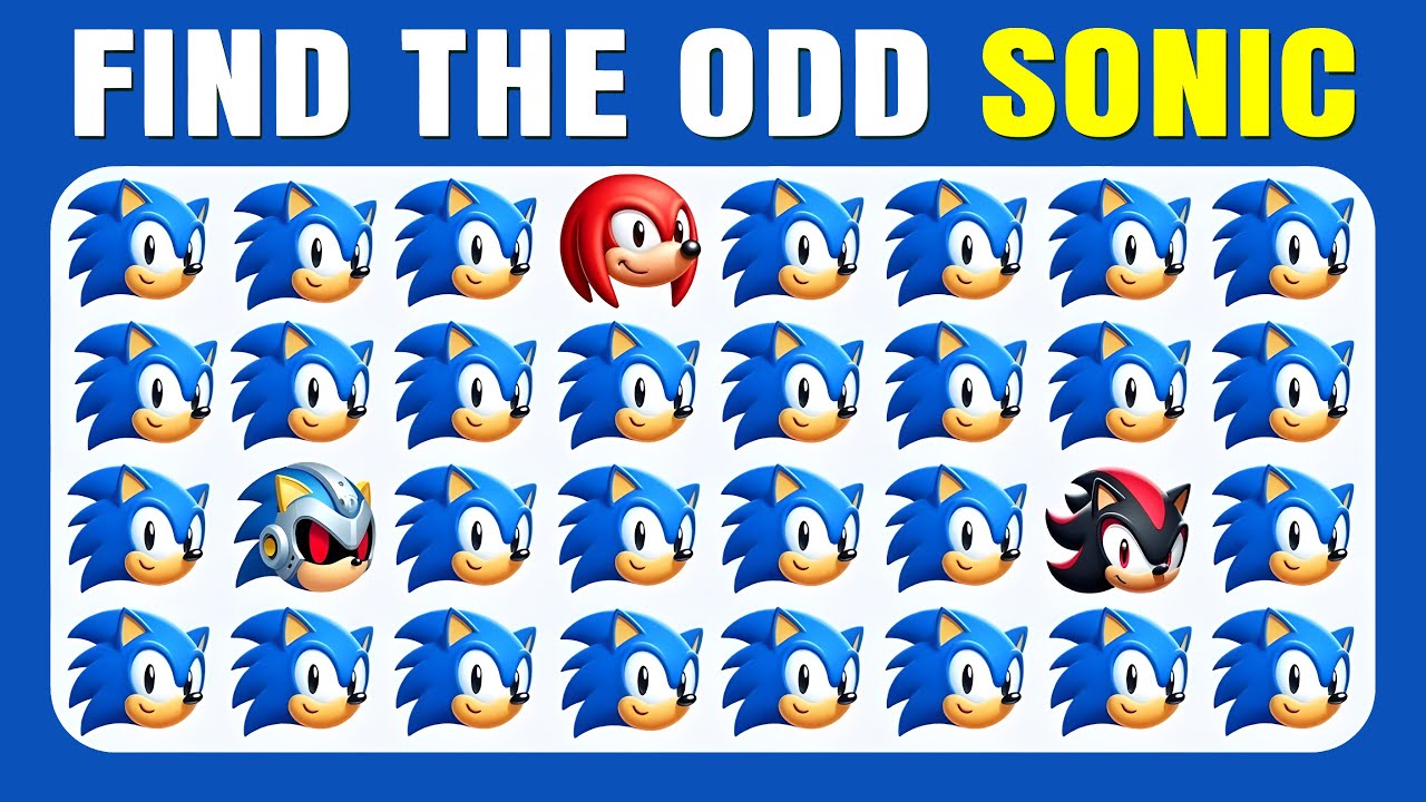 Find the ODD One Out - Sonic the Hedgehog 3 Edition 🎬🦔💙 Sonic the Hedgehog 3 Movie Quiz