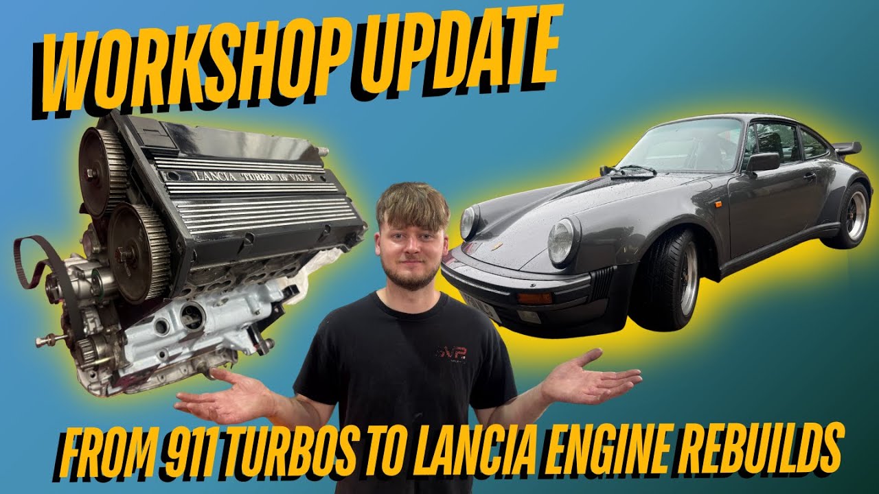 Обновление мастерской &mdash; ремонт двигателя Lancia + Porsche 911 Turbo G50