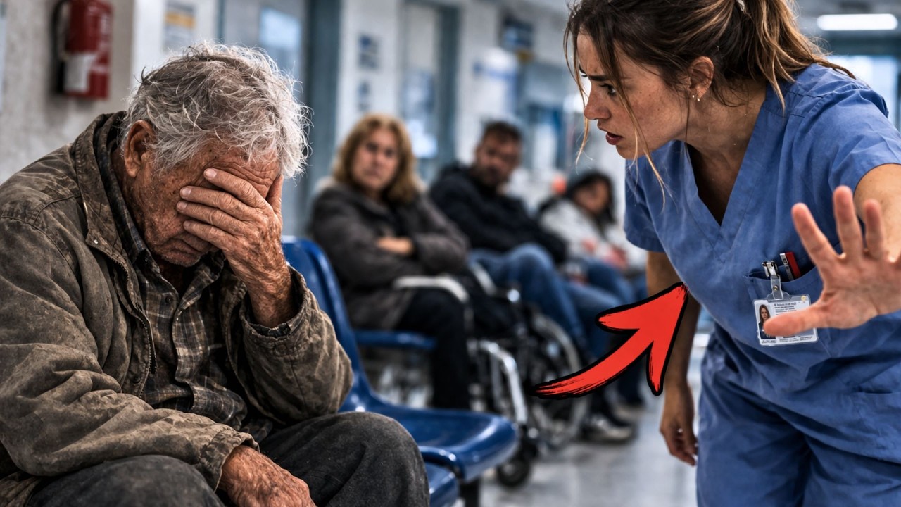 Ignorarono l’anziano nella sala d’attesa… finché un’infermiera disse basta