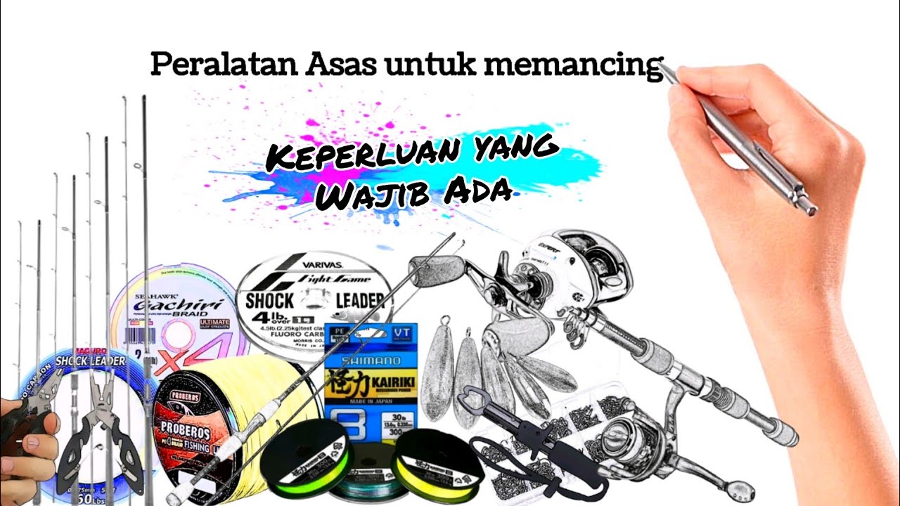 Keperluan Asas Cara Memancing dan Juga Peralatan untuk Memancing Ikan.