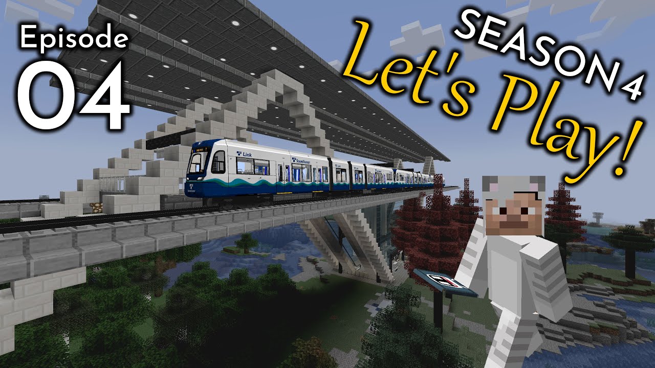Пересечение биомов — Minecraft Transit Railway Let's Play S4E4
