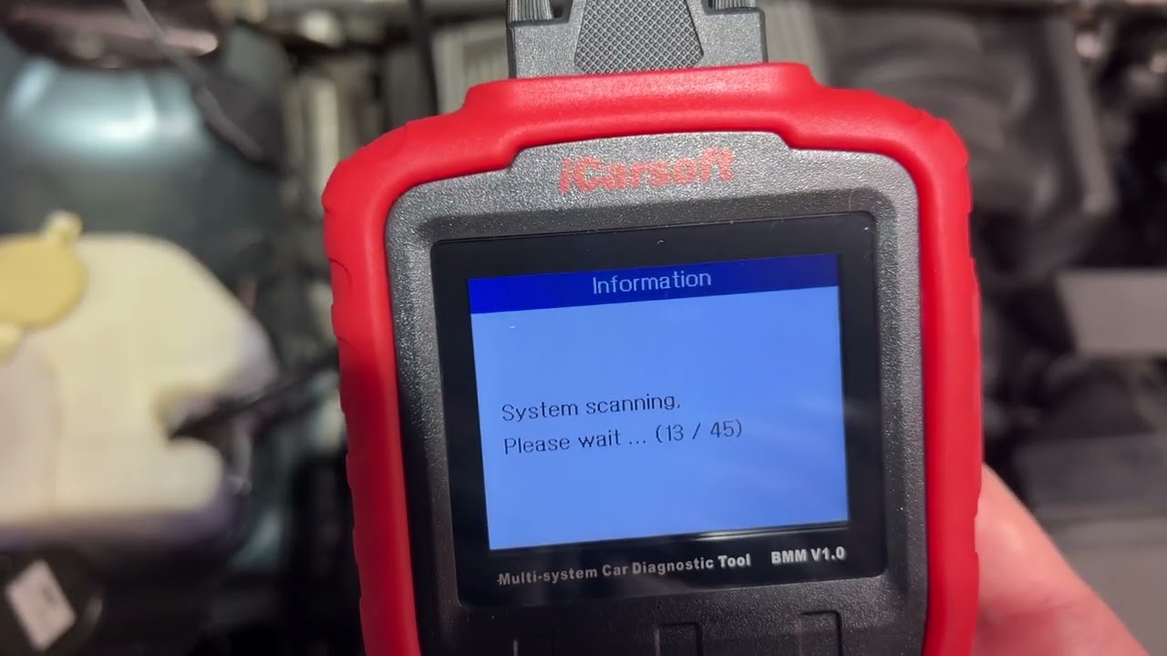 Full Detail i910 BMM v1.0 iCarsoft BMW e36 diagnostic scanner test for ABS