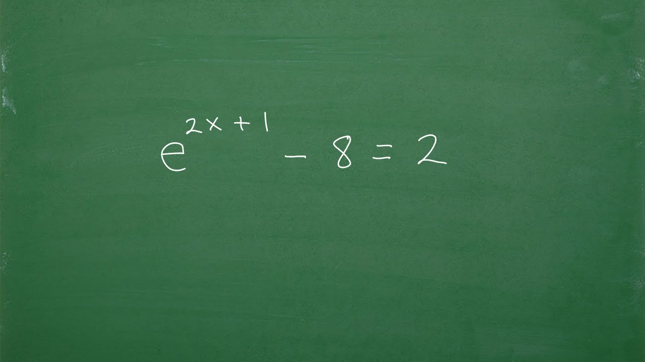 Let’s Solve The Exponential Equation….Step-by-Step….