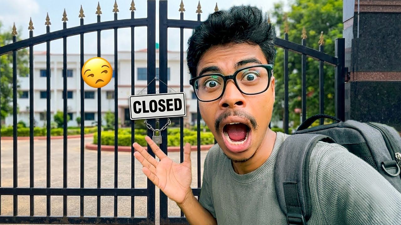 বন্ধৰ দিনা #college যাও মই 😒I Went To College And It Was CLOSED #guwahati 😒😂