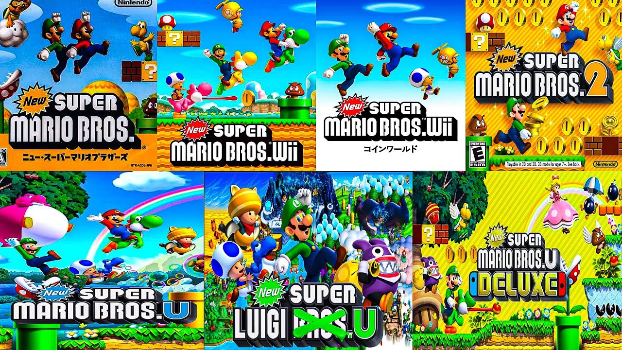 The Evolution of NEW SUPER MARIO BROS Games (2006-2019)