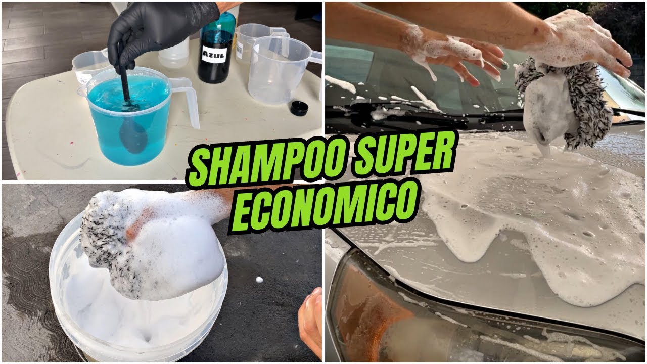 COMO HACER UN SHAMPOO PARA AUTO SUPER ECONOMICO / FORMULA