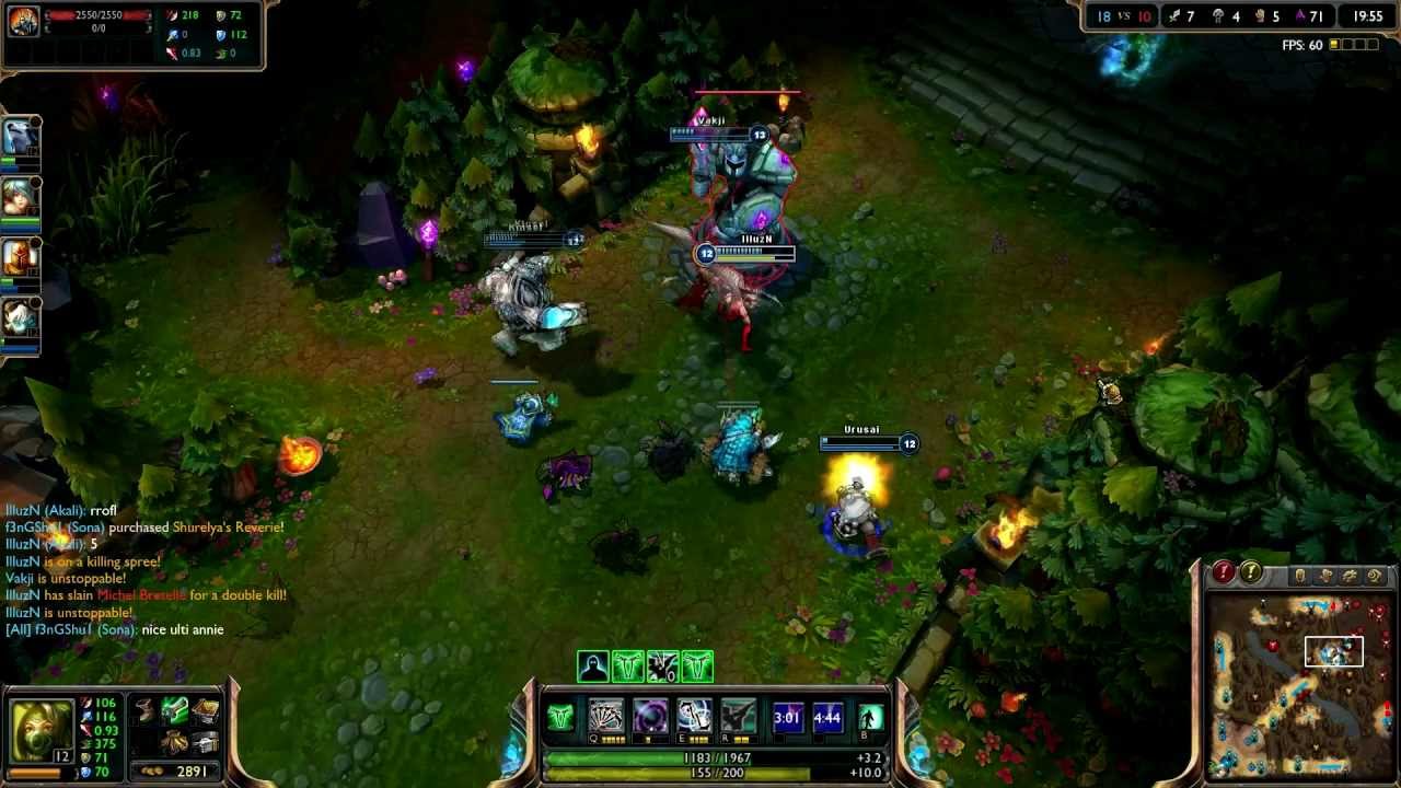 League of Legends - IlluzN ~ Frag Movie (Akali)