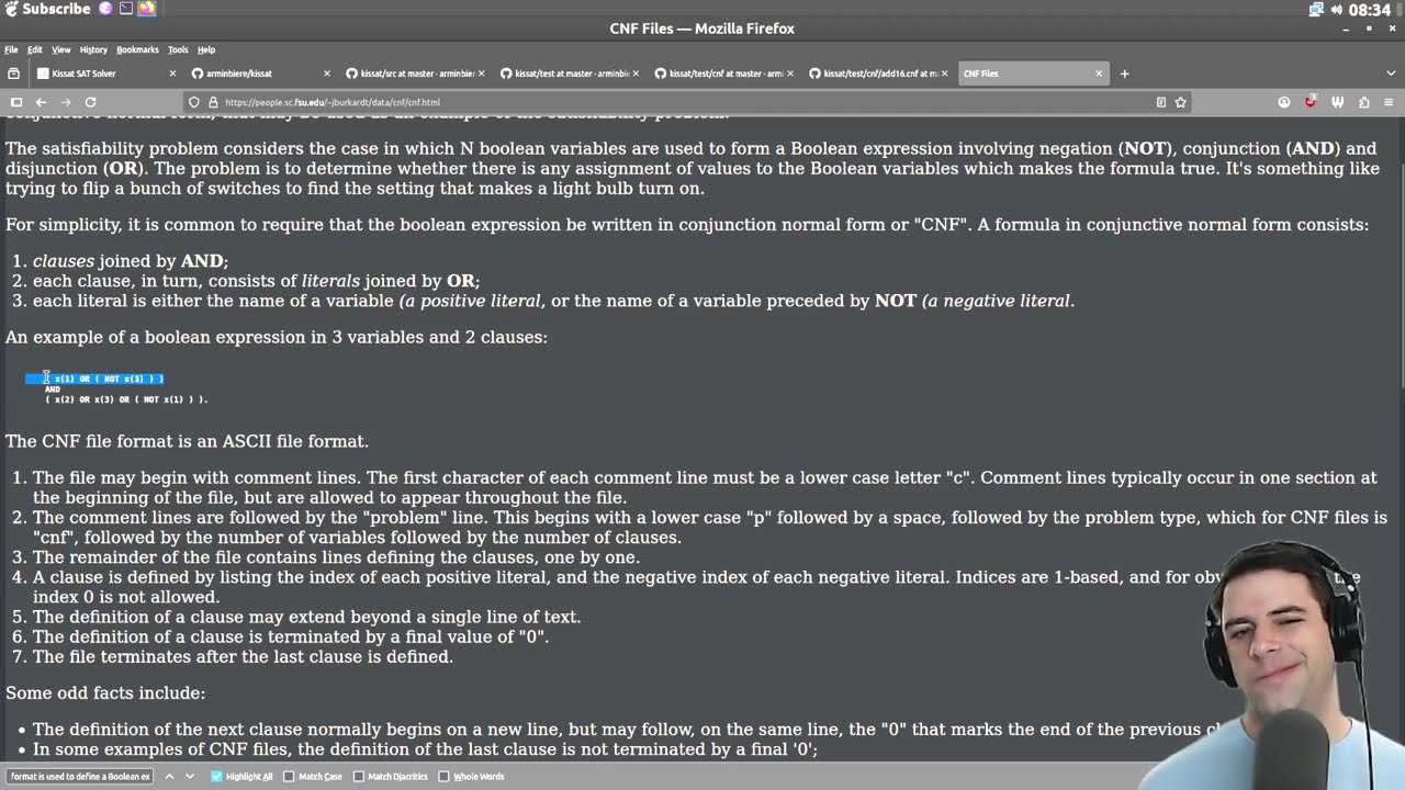 The Kissat SAT Solver, Part 1