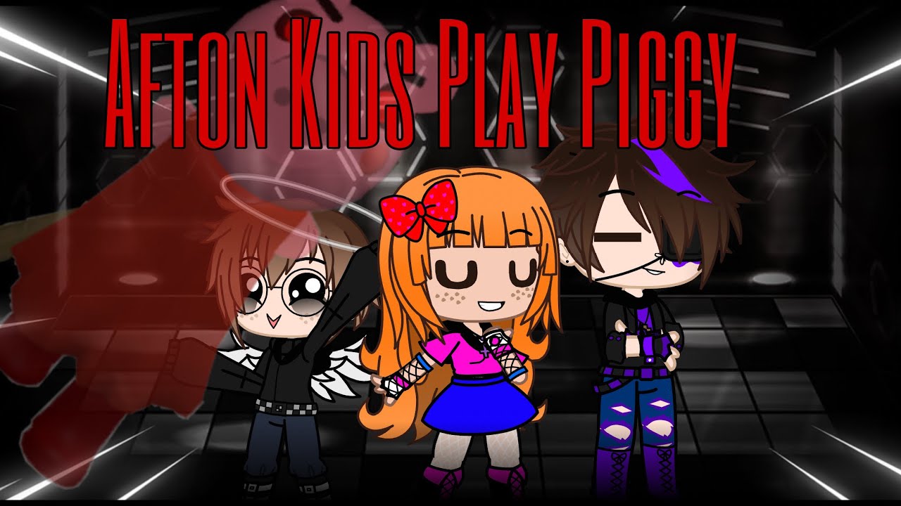 Afton Kids Play Piggy  (Roblox) | Gacha Club | FNAF