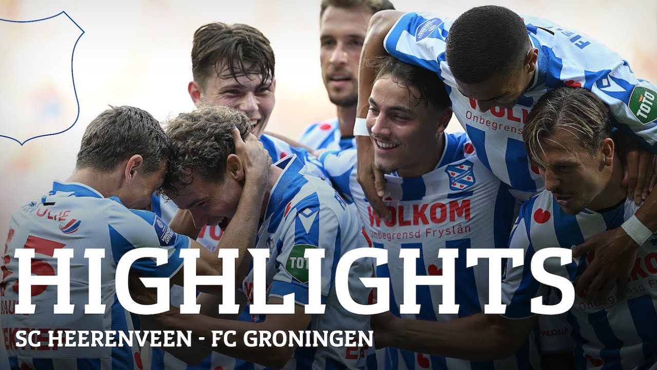 Derby-zege in kolkend Abe Lenstra stadion 💙 🤍 | sc Heerenveen - FC Groningen