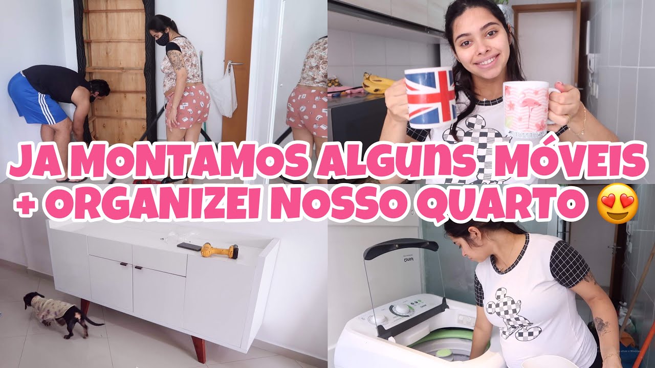 MONTAMOS OS MOVEIS DA SALA NOVA! 😍 + ORGANIZAMOS NOSSO QUARTO! | Lidiane Pícculi