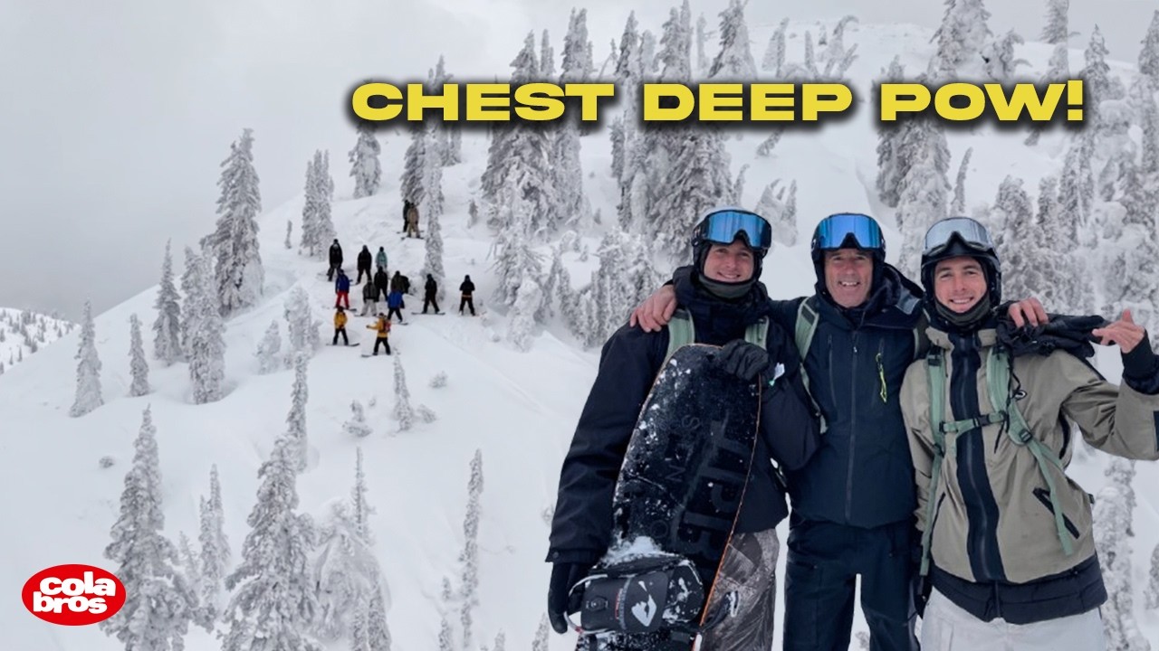 SURFERS GO SNOWBOARDING DEEP IN CANADA!