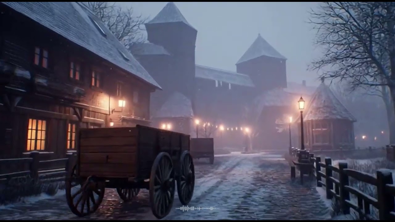 Echoes Under Falling Snow | Emotional Calm & Stillness