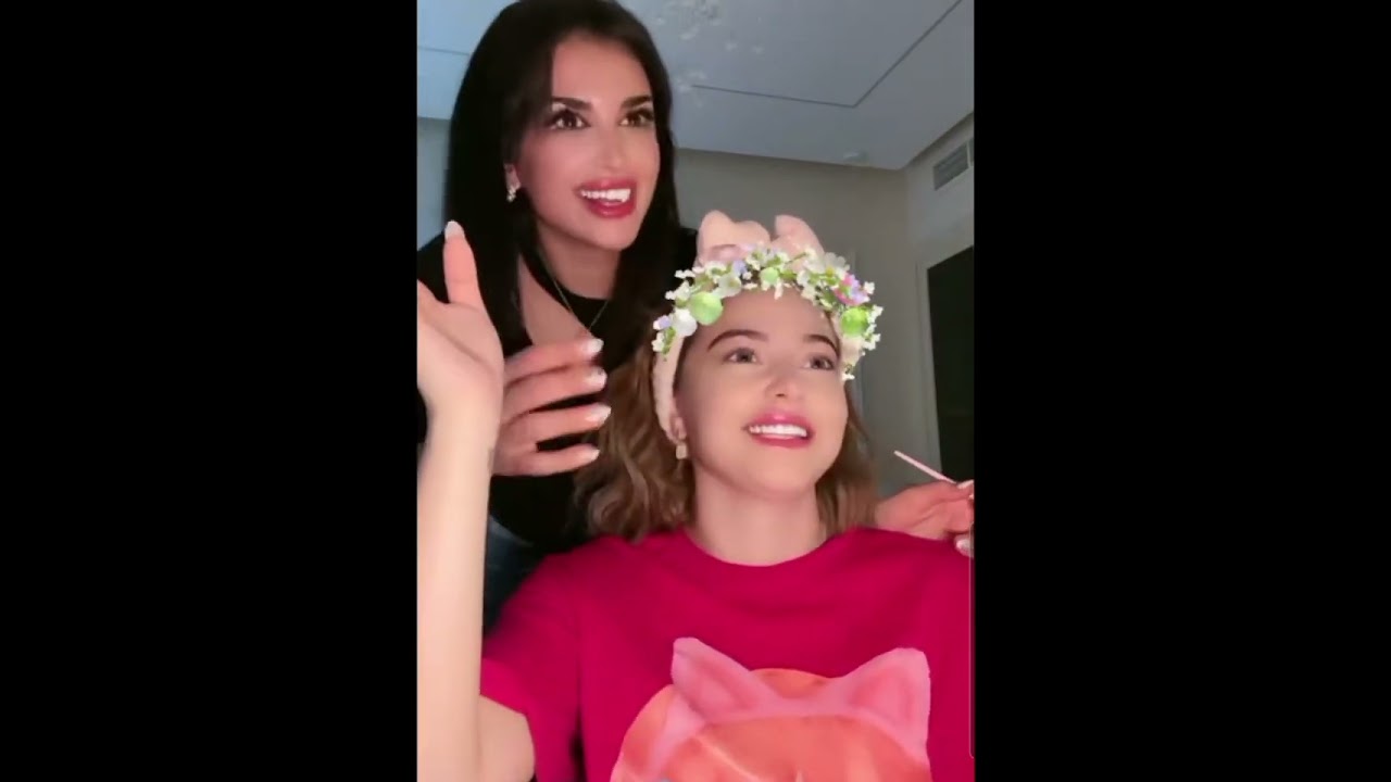 بث ميس دعاء مع بيسان اسماعيل  ،تحط لها ميكاب تفصلون ضحك