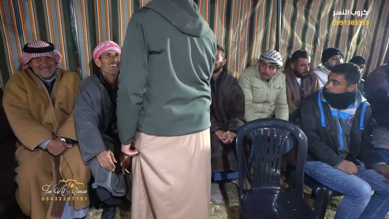 الفنان منيرأبوشعيلة والفنان علي الموسى حفلة العريس عبد ابن العم أبراهيم خليفة من أفراح قرية الطوال 2